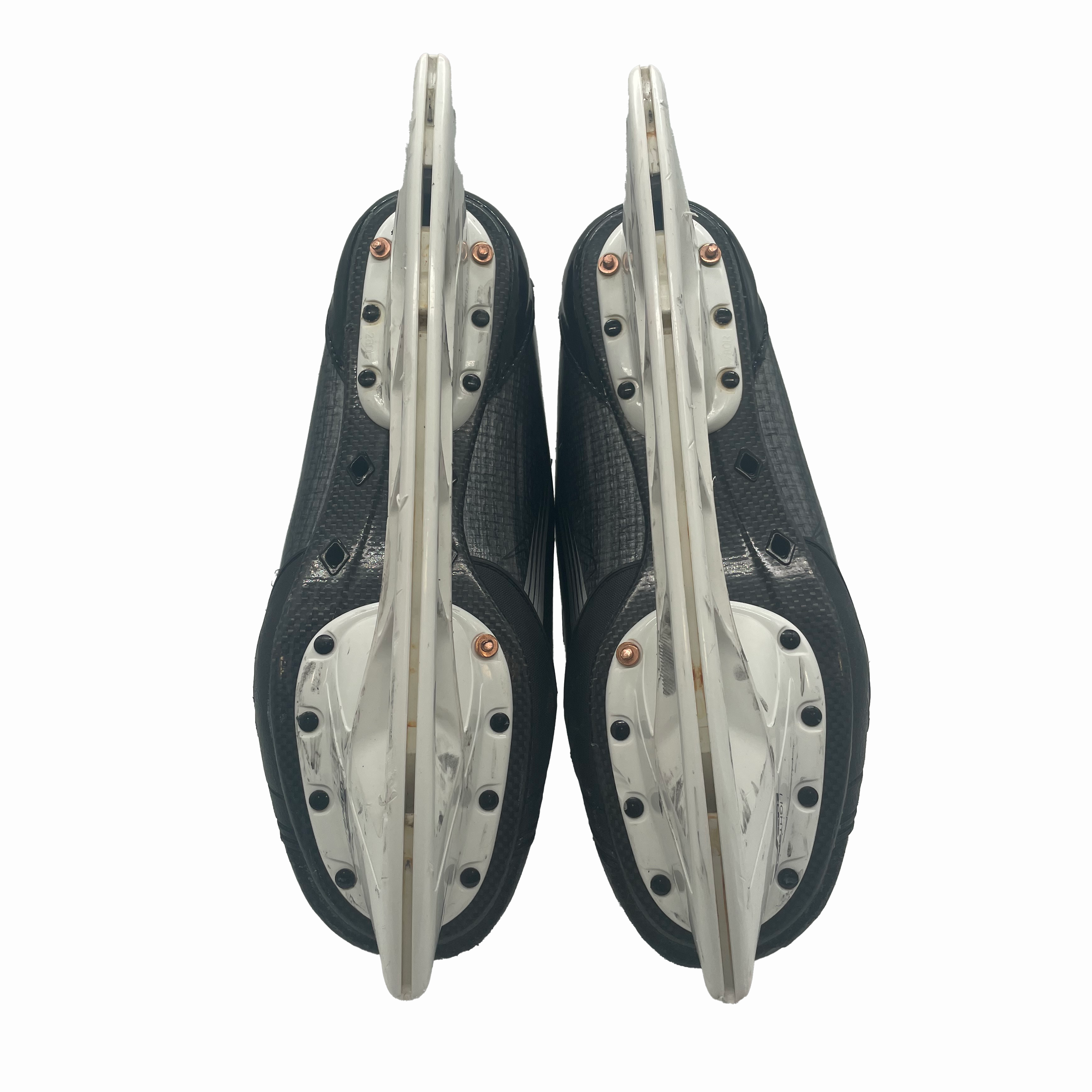 Bauer Vapor Hyperlite 2 – Patins de hockey Pro Stock d'occasion – Taille 9,5D (noir)